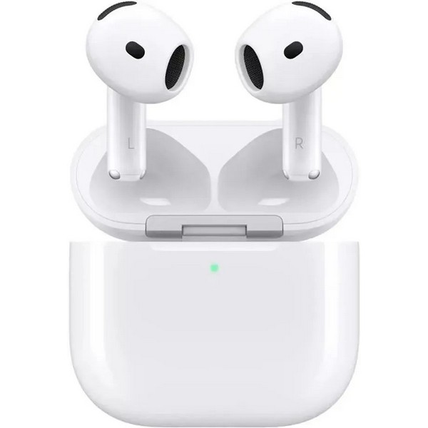 Bluetooth-гарнитура Apple AirPods 4 (A3054, A3058) Bluetooth белый